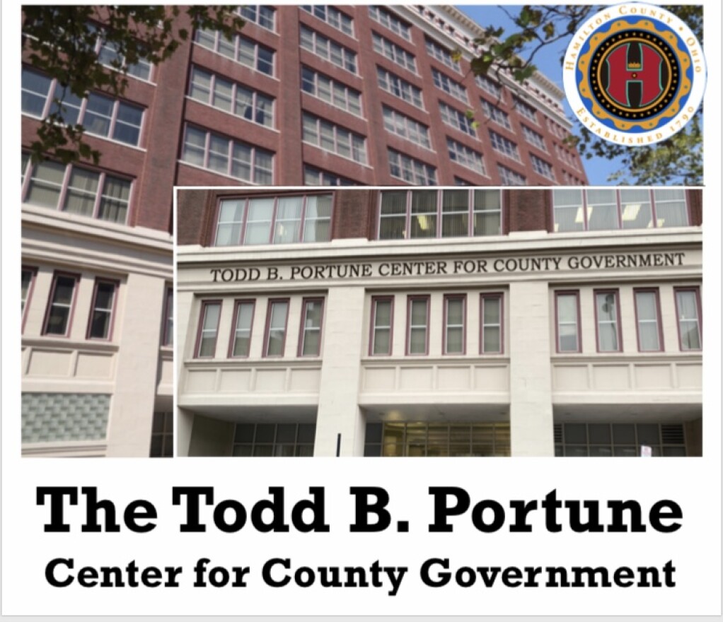 Rendering of the Todd B. Portune Center for County Government.